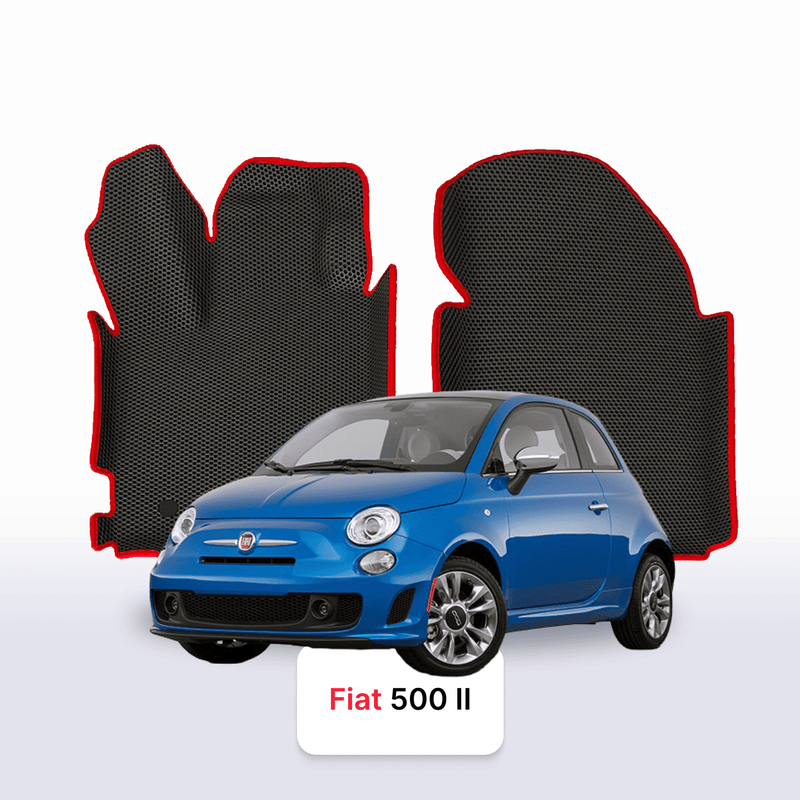 Autokoberce EVA pro Fiat 500 2 gen 2007-2024 r. HATCHBACK 3 dveře