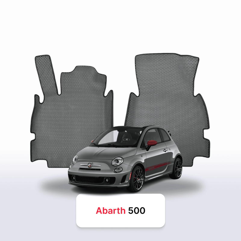 Autokoberce EVA pro Fiat 500(Abarth) 2 gen 2007-2024 r. HATCHBACK 3 dveře KABRIOLET