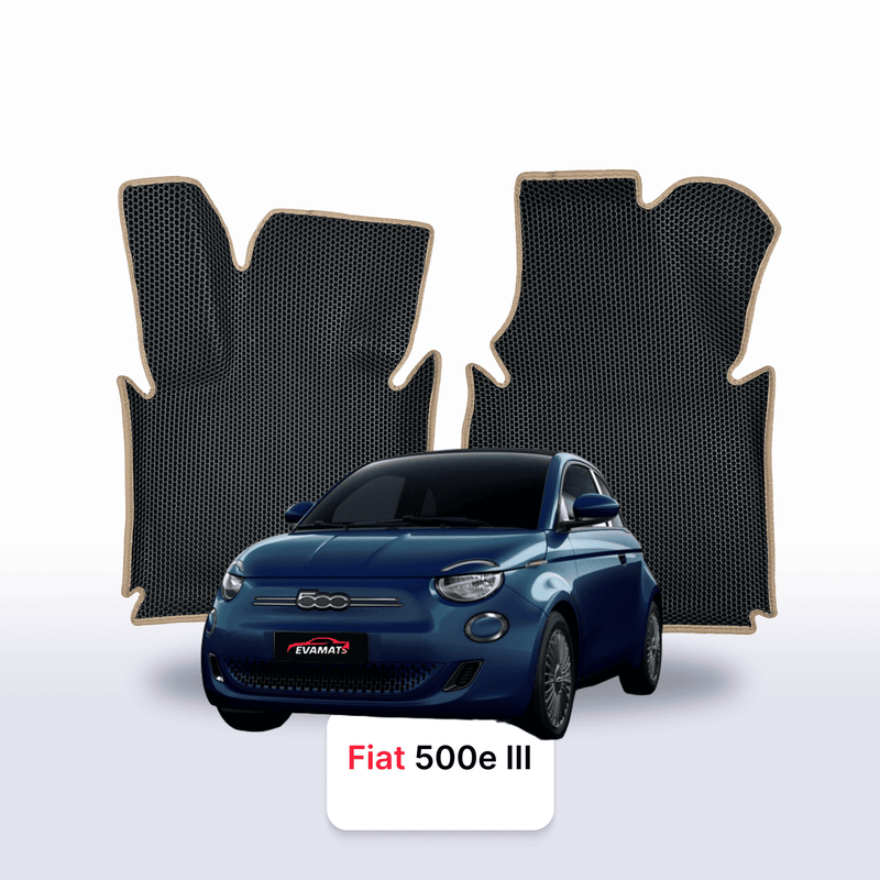 Autokoberce EVA pro Fiat 500E 3 gen 2020-2028 r. Elektro HATCHBACK 3 dveře