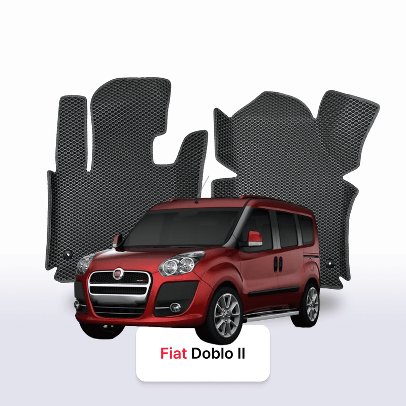 Autokoberce EVA pro Fiat Doblo 2 gen 2010-2022 r. Maxi MINIVAN