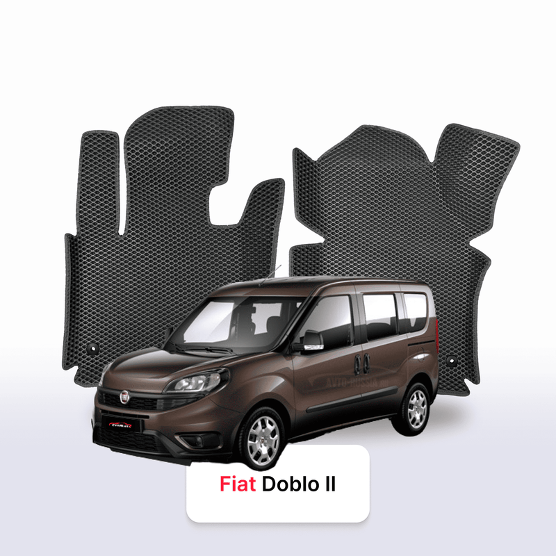 Autokoberce EVA pro Fiat Doblo 2 gen 2009-2023 r. MINIVAN