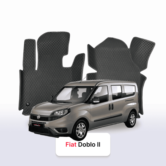 Autokoberce EVA pro Fiat Doblo 2 gen 2015-2023 r. LONG MINIVAN