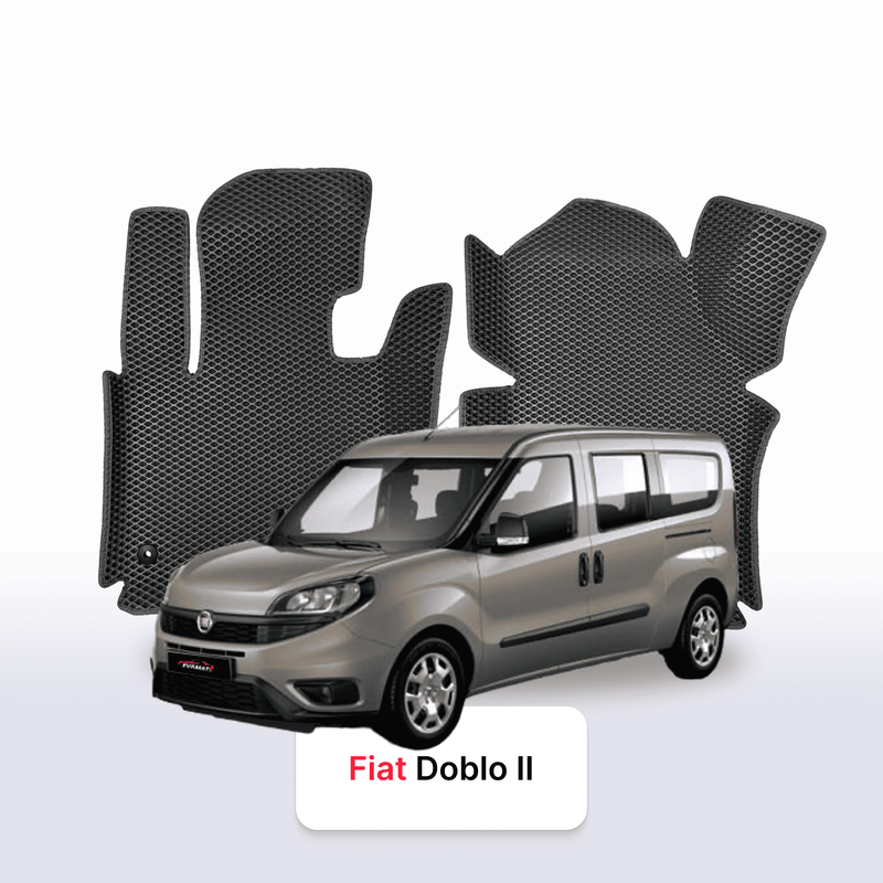 Autokoberce EVA pro Fiat Doblo 2 gen 2015-2023 r. LONG MINIVAN