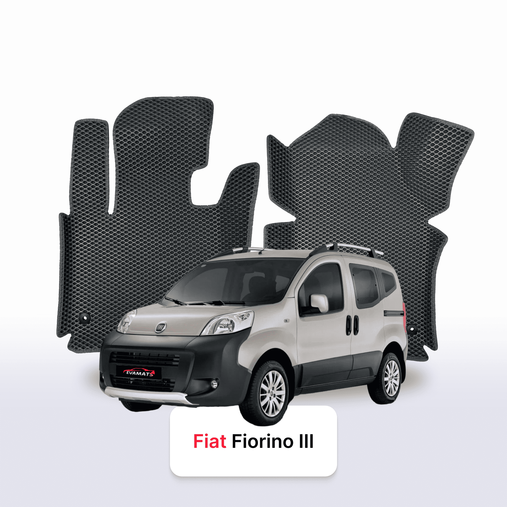 Autokoberce EVA pro Fiat Fiorino 3 gen 2007-2025 r. MINIVAN