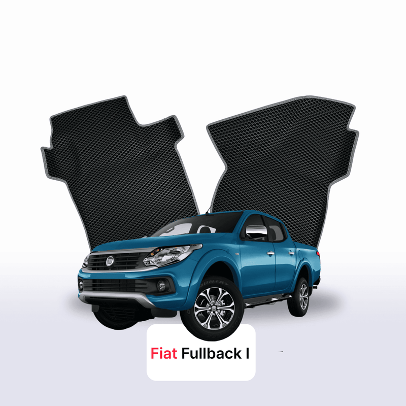 Autokoberce EVA pro Fiat Fullback 1 gen 2016-2020 r. PICK-UP dvojkabina