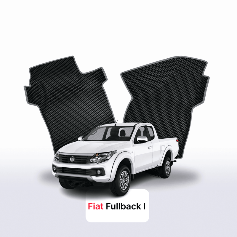 Autokoberce EVA pro Fiat Fullback 1 gen 2016-2020 r. PICK-UP prodloužená kabina
