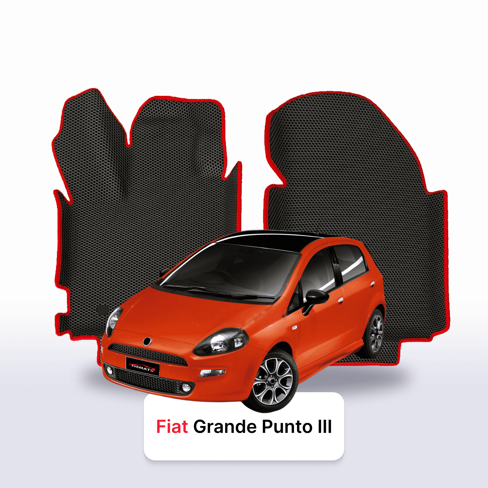 Autokoberce EVA pro Fiat Grande Punto 3 gen 2005-2012 r. HATCHBACK 5 dveří
