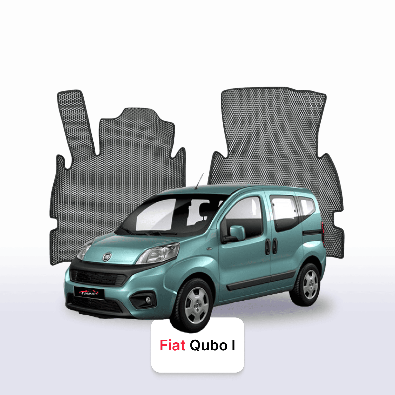 Autokoberce EVA pro Fiat Qubo 1 gen 2007-2019 r. MINIVAN