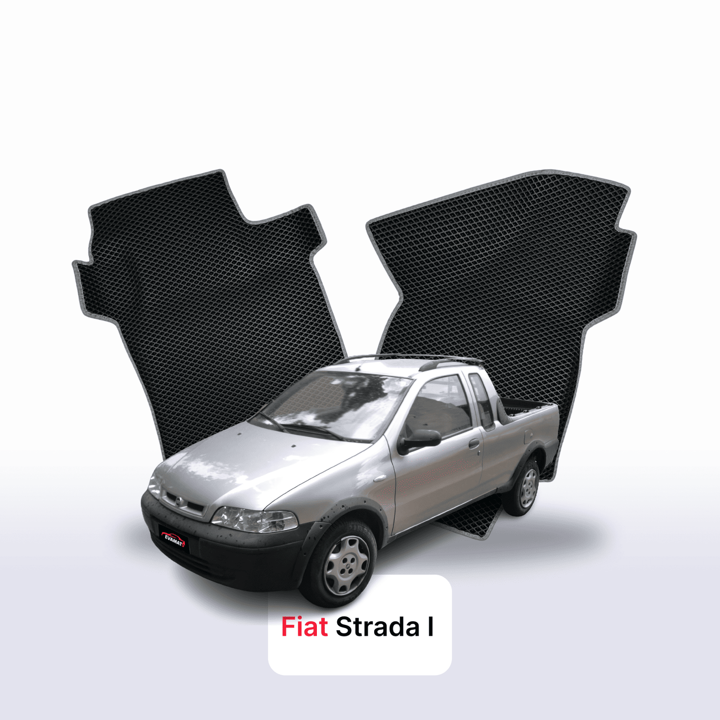 Autokoberce EVA pro Fiat Strada 1 gen 1996-2020 r. PICK-UP jednokabina