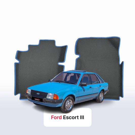 Car mats EVA for Ford Escort 3 gen 1980-1986 year LIFTBACK 5 door
