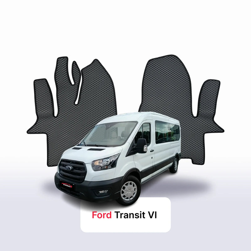 Autokoberce EVA pro Ford Transit Long 6 gen 2018-2027 r. MINIBUS9 míst