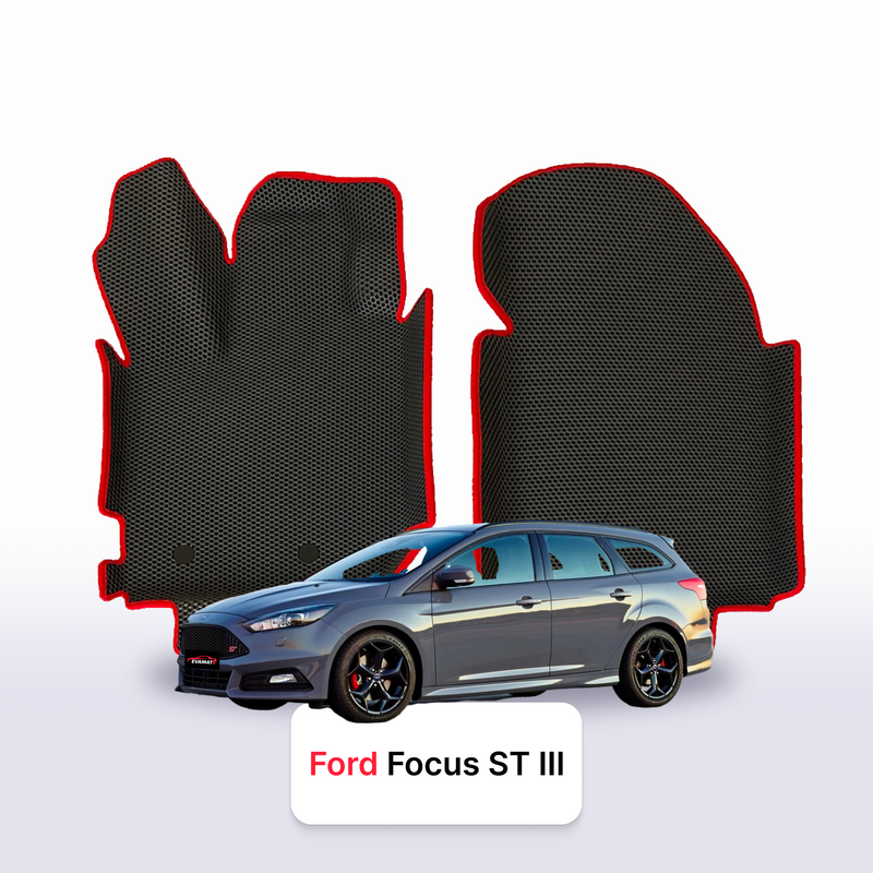 Autokoberce EVA pro Ford Focus ST(MK3) 3 gen 2012-2018 r. KOMBI