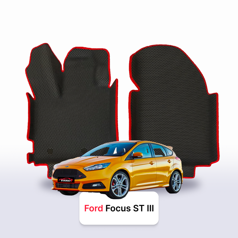 Autokoberce EVA pro Ford Focus ST(MK3) 3 gen 2012-2018 r. HATCHBACK 5 dveří