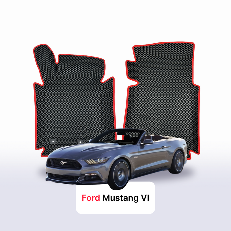 Autokoberce EVA pro Ford Mustang 6 gen 2014-2023 r. KABRIOLET