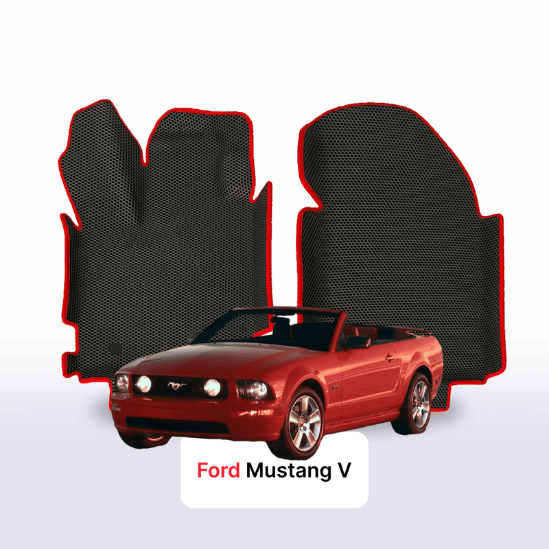 Autokoberce EVA pro Ford Mustang 5 gen 2004-2014 r. KABRIOLET