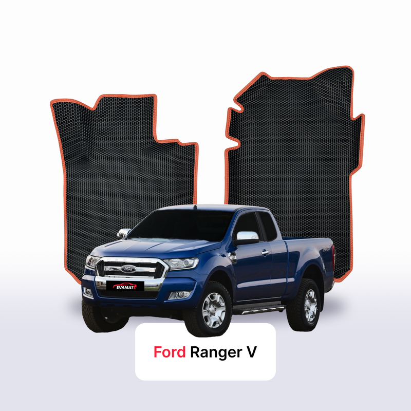 Autokoberce EVA pro Ford Ranger 5 gen 2011-2022 r. PICK-UP półtorej kabiny