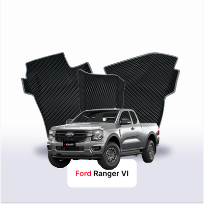 Autokoberce EVA pro Ford Ranger 6 gen 2022-2028 r. PICK-UP półtorej kabiny