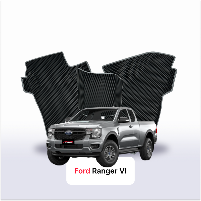 Autokoberce EVA pro Ford Ranger 6 gen 2022-2028 r. PICK-UP półtorej kabiny