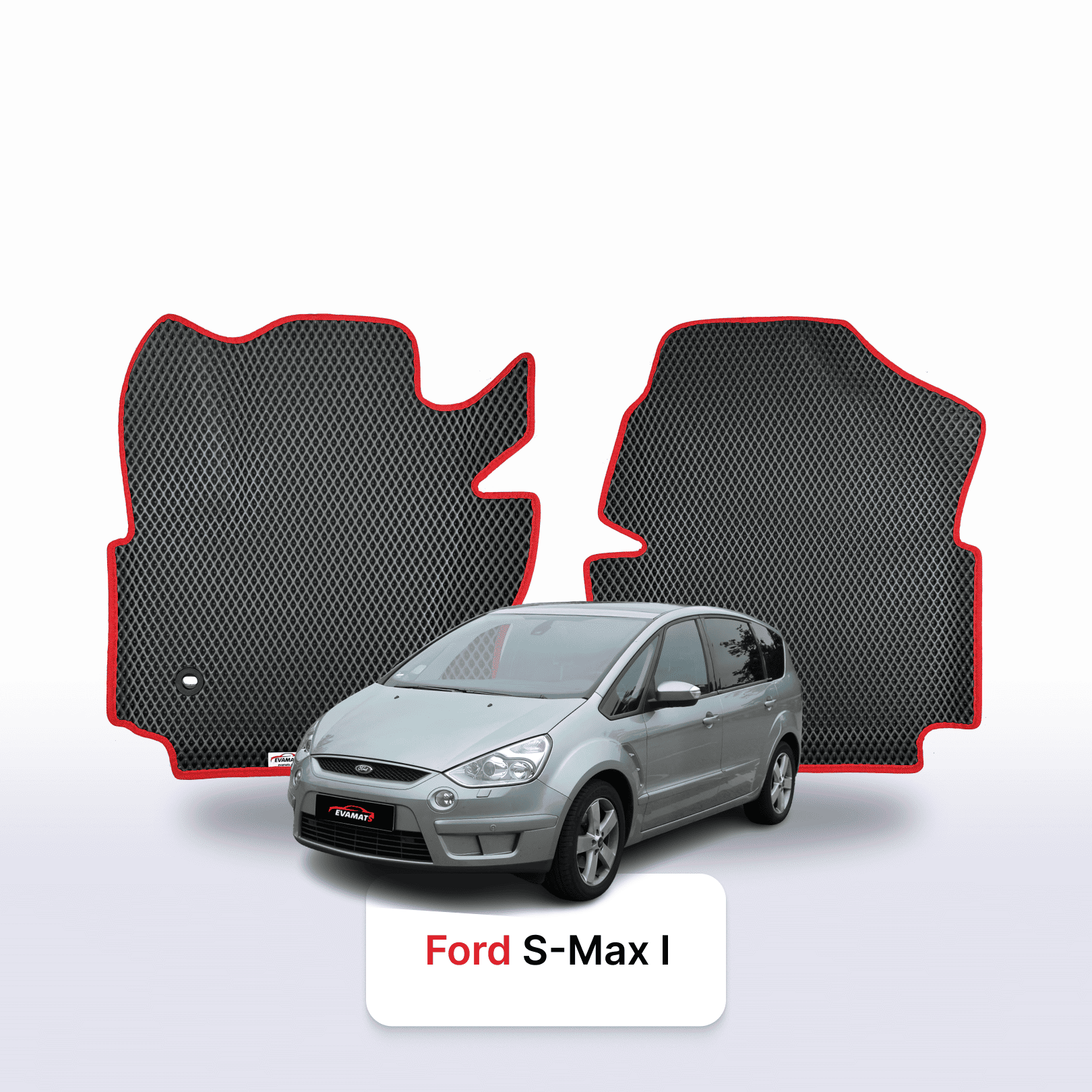 Autokoberce EVA pro Ford S-MAX(MK1) 1 gen 2006-2015 r. MINIVAN 5  míst