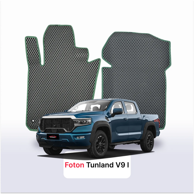 Autokoberce EVA pro Foton Tunland V9 1 gen 2023-2028 r. Pick-Up dvojkabina