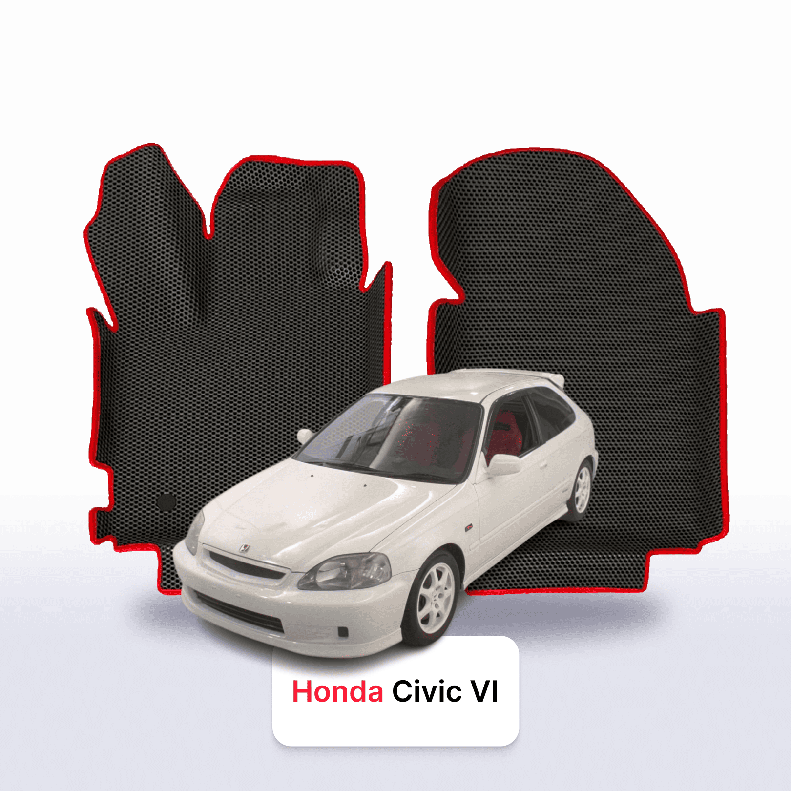 Autokoberce EVA pro Honda Civic 6 gen 1995-2001 r. HATCHBACK 3 dveře + EVA nášlap