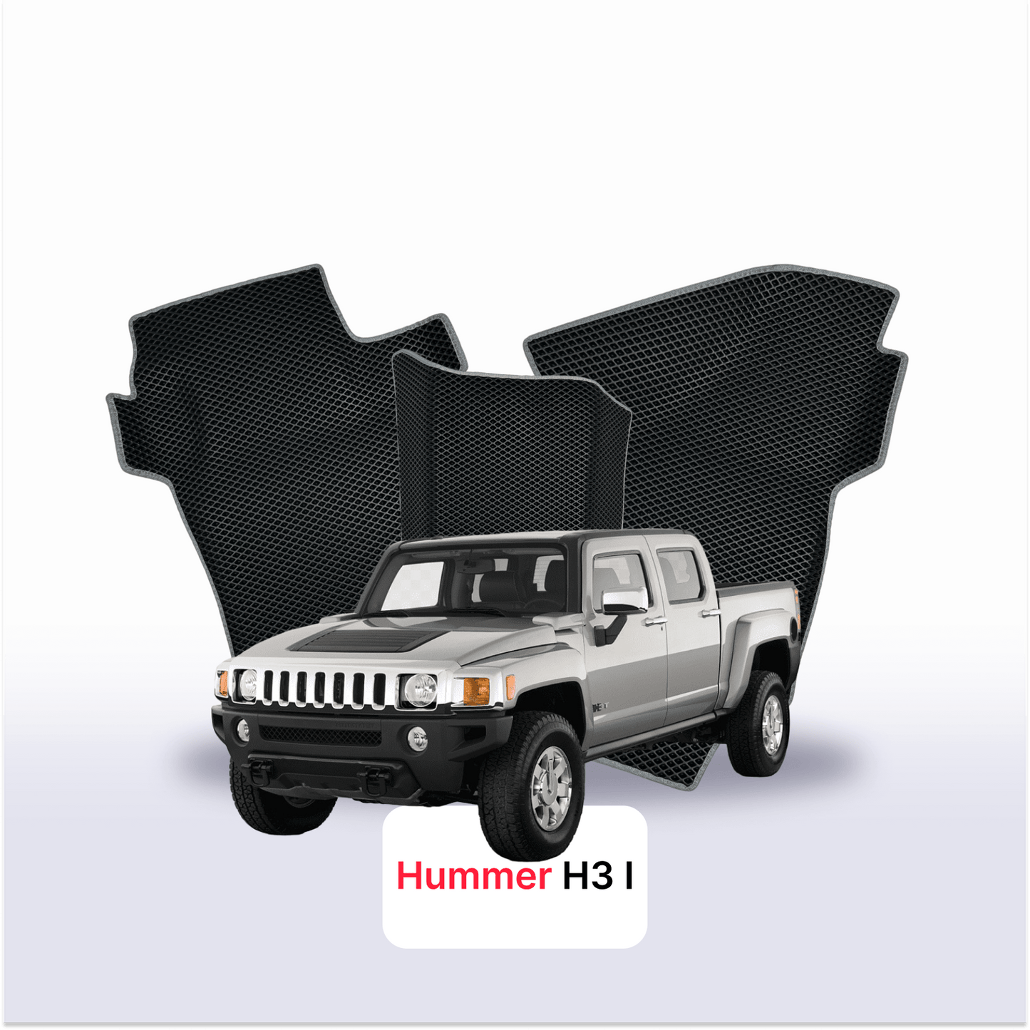Autokoberce EVA pro Hummer H3 1 gen 2005-2010 r. PICK-UP dvojkabina