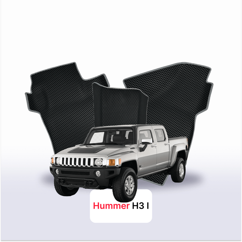 Autokoberce EVA pro Hummer H3 1 gen 2005-2010 r. PICK-UP dvojkabina