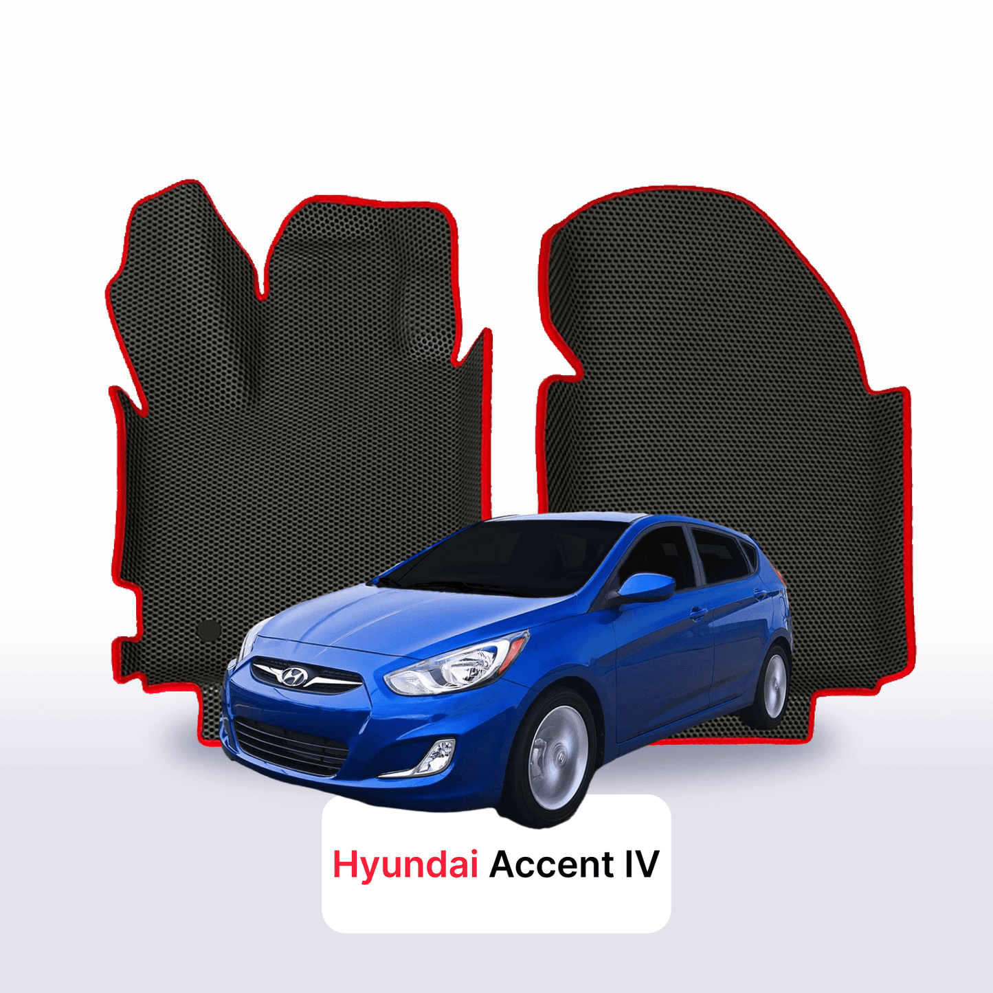 Autokoberce EVA pro Hyundai Accent 4 gen 2010-2019 r. HATCHBACK 5 dveří
