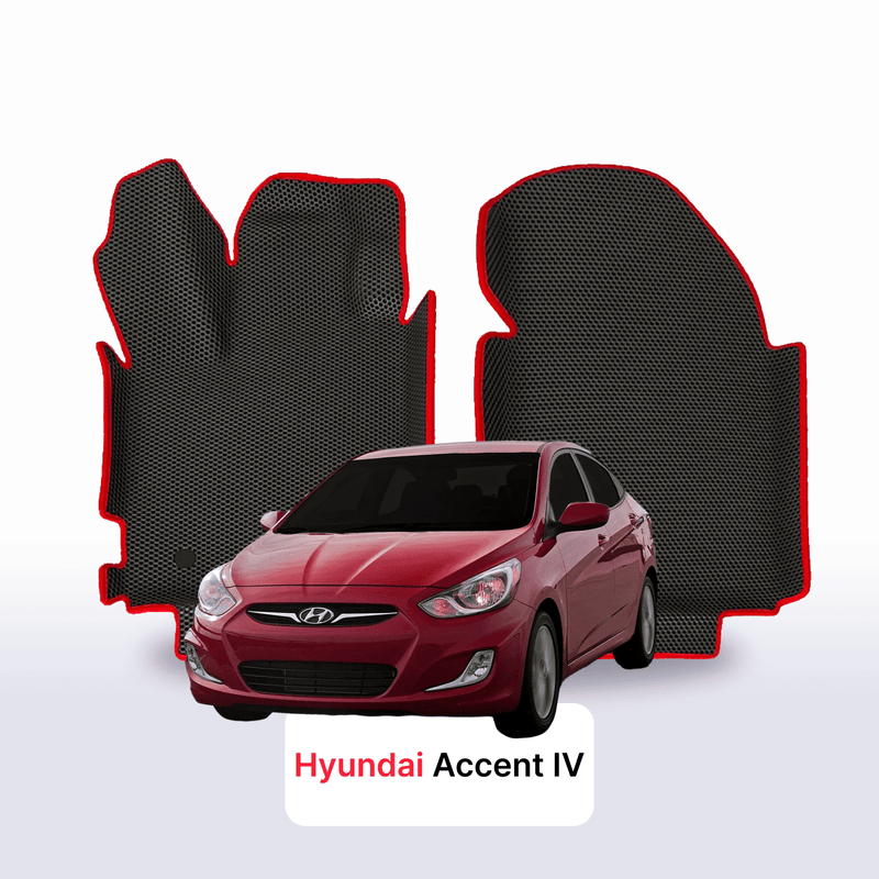 Autokoberce EVA pro Hyundai Accent 4 gen 2010-2017 r. SEDAN