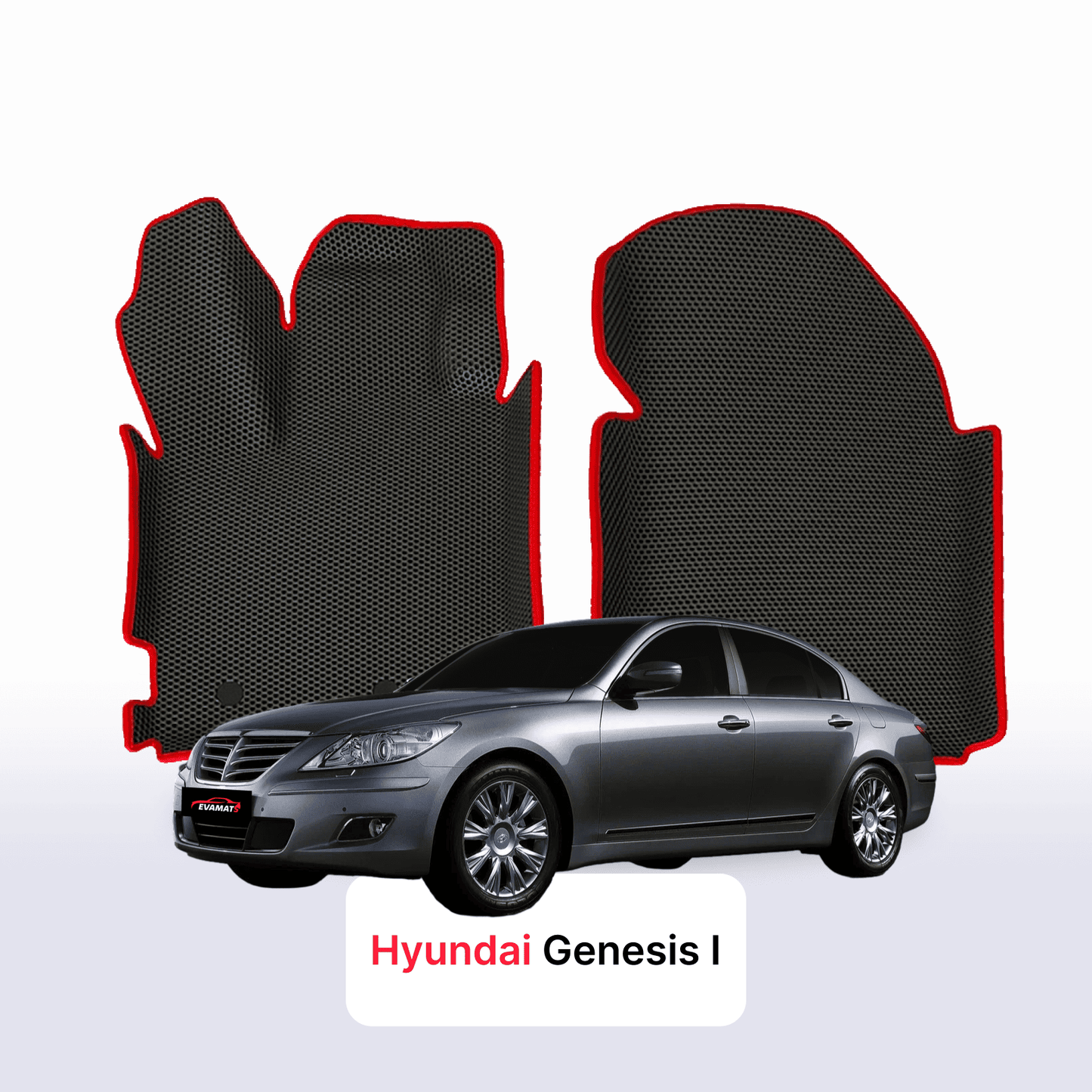 Car mats EVA for Hyundai Genesis 1 gen 2008-2013 year SEDAN