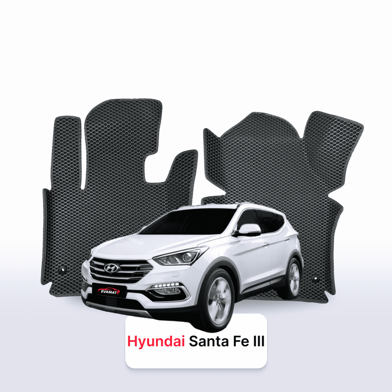 Autokoberce EVA pro Hyundai Santa Fe 3 gen 2012-2018 r. SUV
