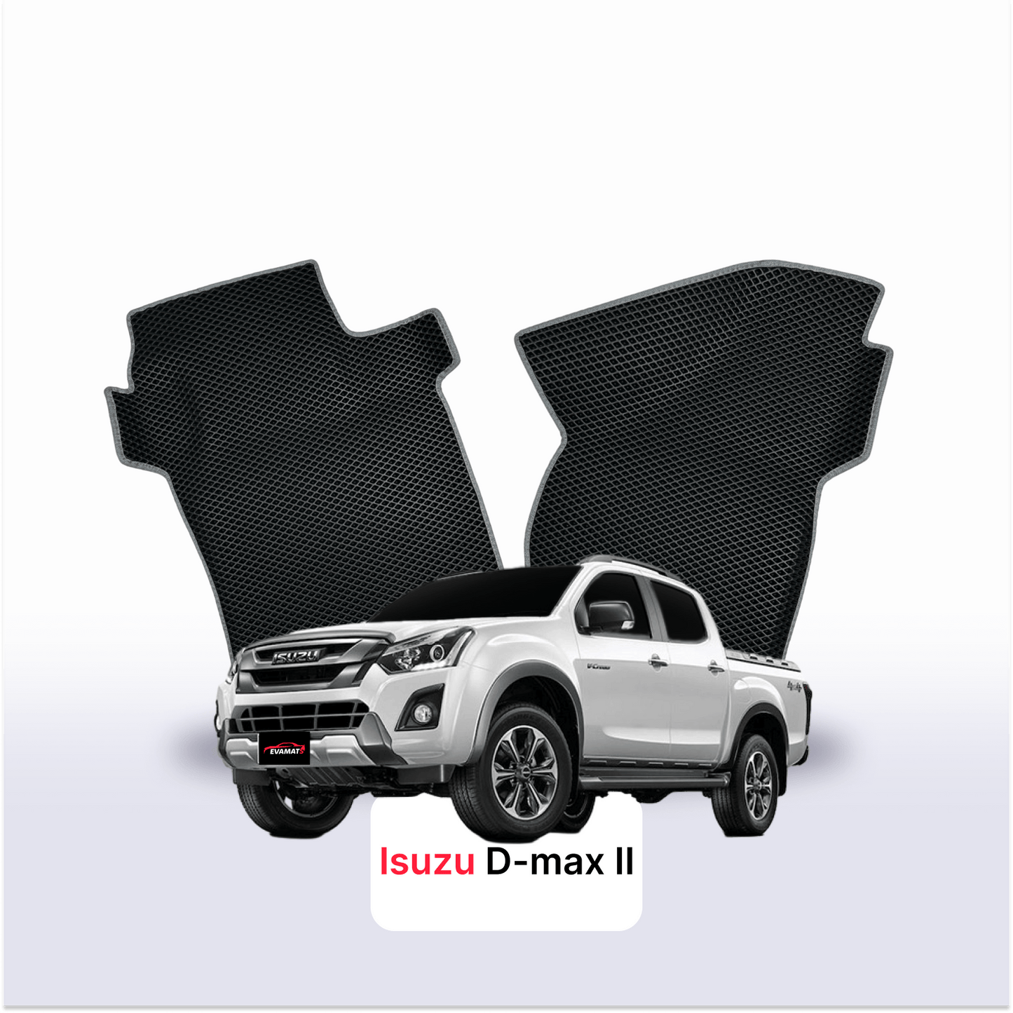 Autokoberce EVA pro Isuzu D-Max 2 gen 2011-2020 r. PICK-UP  dvojkabina