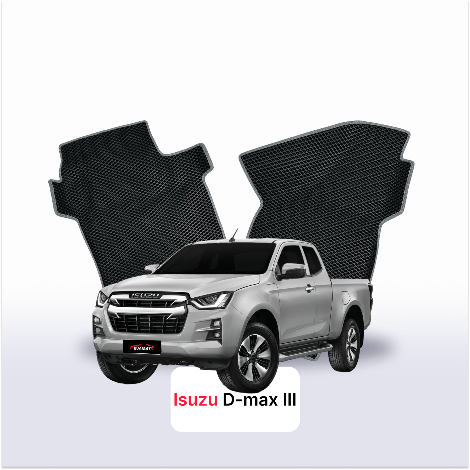 Autokoberce EVA pro Isuzu D-Max 3 gen 2019-2027 r. PICK-UP prodloužená kabina