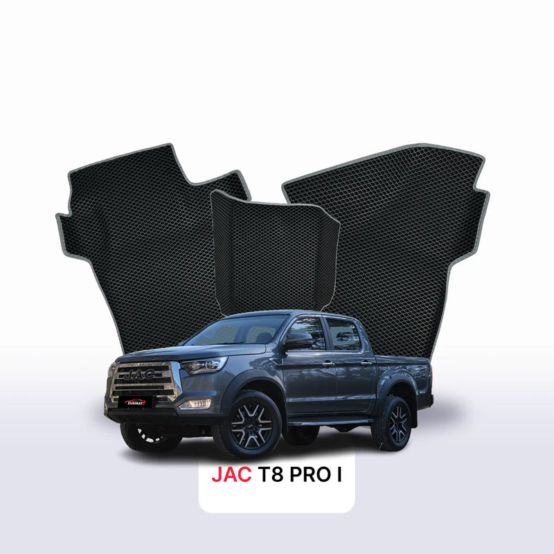 Autokoberce EVA pro JAC T8 PRO 1 gen 2018-2027 r. PICK-UP  dvojkabina