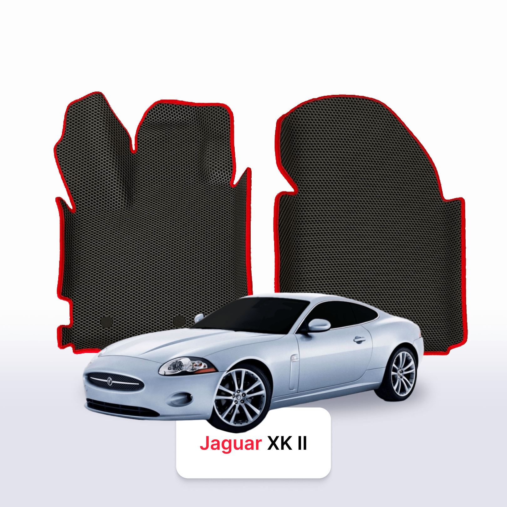 Autokoberce EVA pro Jaguar XK 2 gen 2006-2014 r. KUPÉ