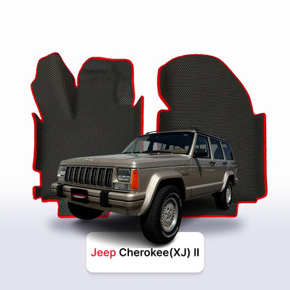 Autokoberce EVA pro Jeep Cher.ee(XJ) pre-facelift 2 gen 1983-1996 r. SUV 5 dzwi