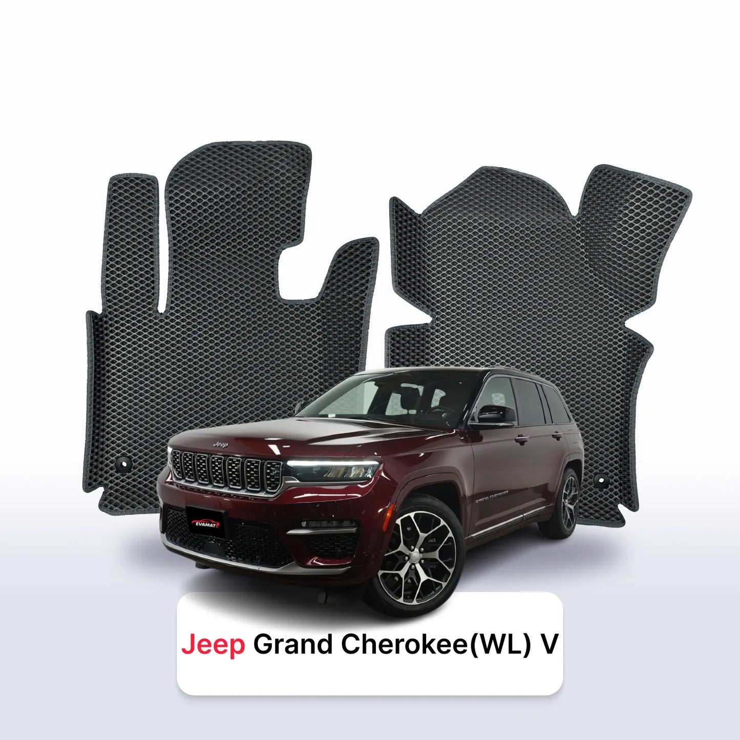 Autokoberce EVA pro Jeep Grand Cher.ee Summit(WL) 5 gen 2021-2028 r. LONG SUV