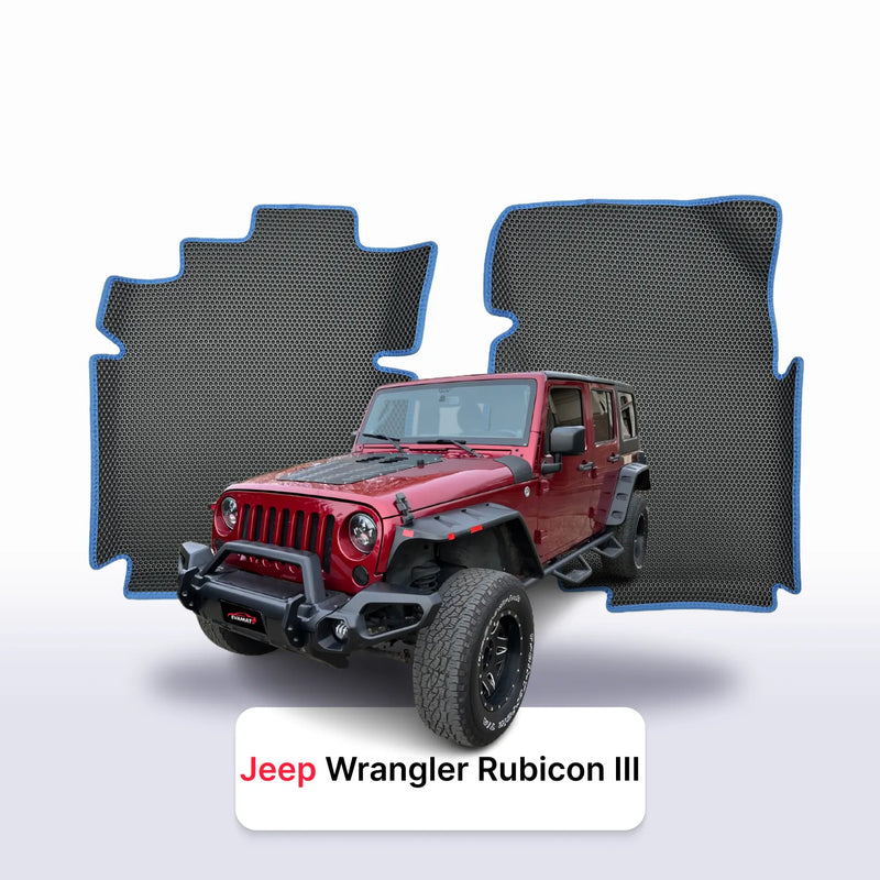 Autokoberce EVA pro Jeep Wrangler Rubicon(JK) 3 gen 2006-2018 r. SUV 5 dveří