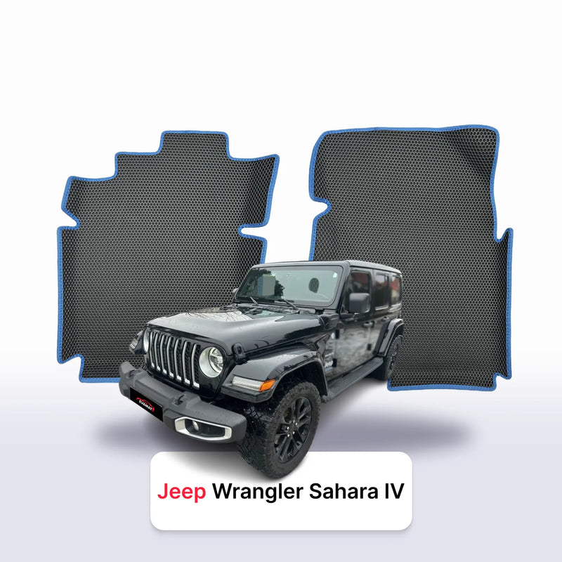 Autokoberce EVA pro Jeep Wrangler Sahara(JL) 4 gen 2017-2027 r. SUV 5 dveří