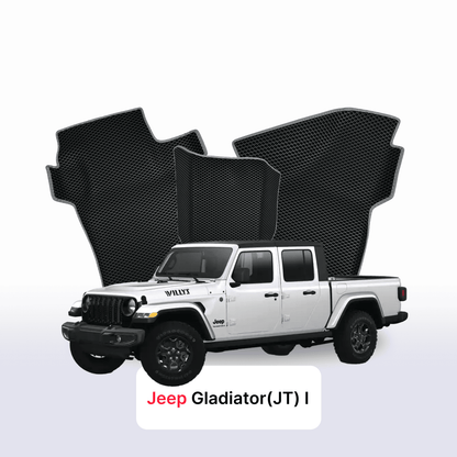 Autokoberce EVA pro Jeep Gladiator(JT) 1 gen 2019-2028 r. PICK-UP  dvojkabina