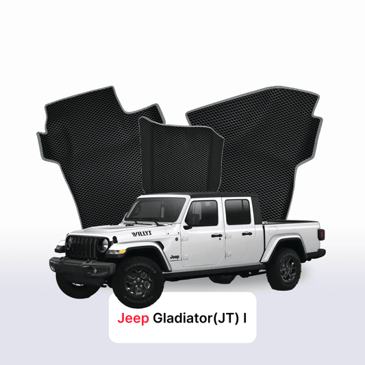 Autokoberce EVA pro Jeep Gladiator(JT) 1 gen 2019-2028 r. PICK-UP  dvojkabina