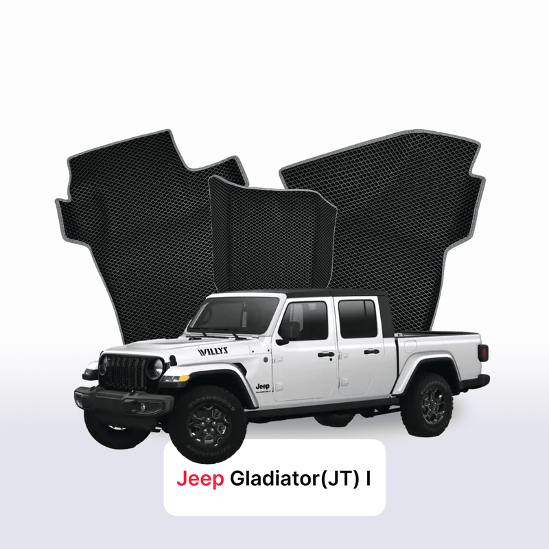 Autokoberce EVA pro Jeep Gladiator(JT) 1 gen 2019-2028 r. PICK-UP  dvojkabina