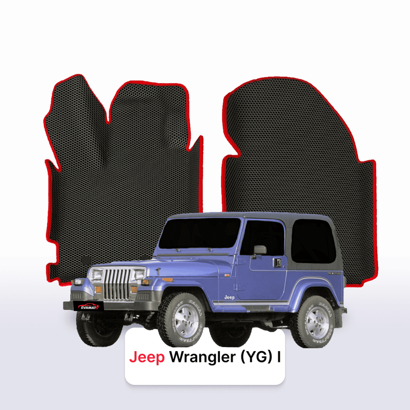 Autokoberce EVA pro Jeep Wrangler (YJ) 1 gen 1986-1996 r. 3 dveře SUV