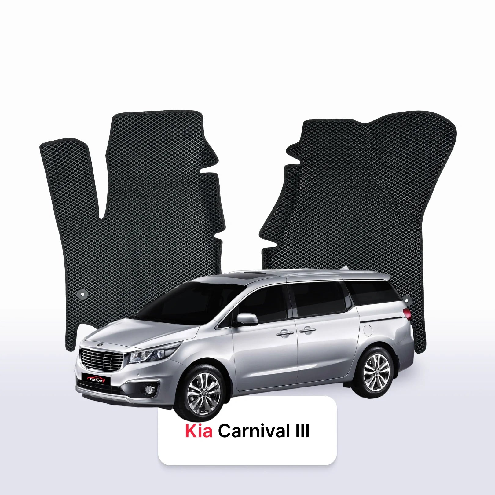 Autokoberce EVA pro Kia Carnival III gen 2014-2021 r. MINIVAN