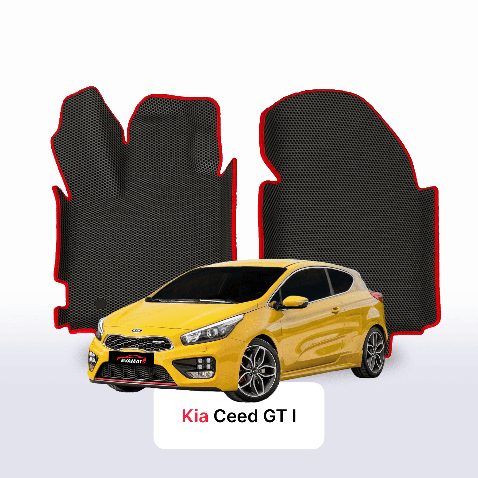 Autokoberce EVA pro Kia Ceed GT I gen 2012-2018 r. HATCHBACK 3 dveře