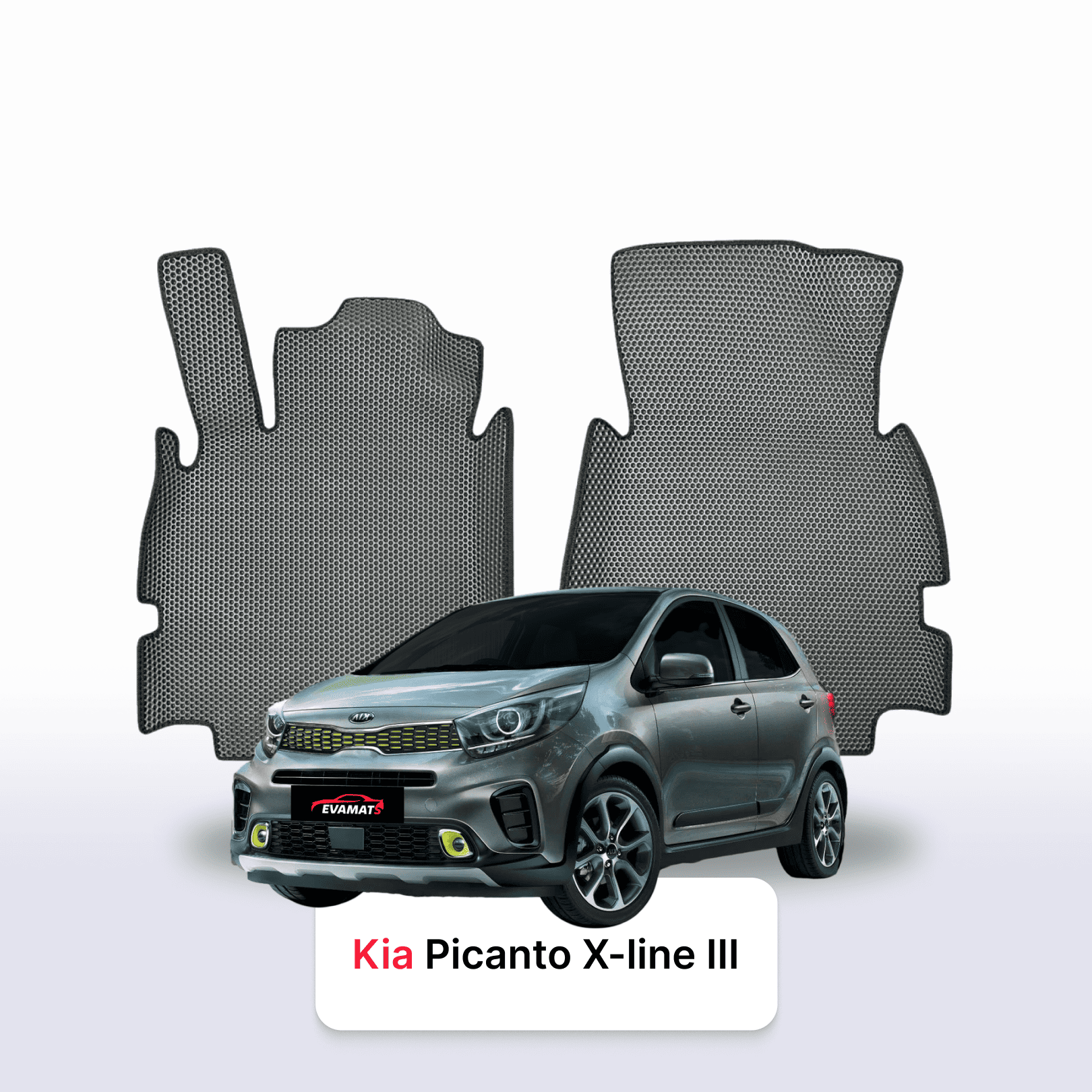 Autokoberce EVA pro Kia Picanto X-line III gen 2017-2028 r. HATCHBACK 5 dveří