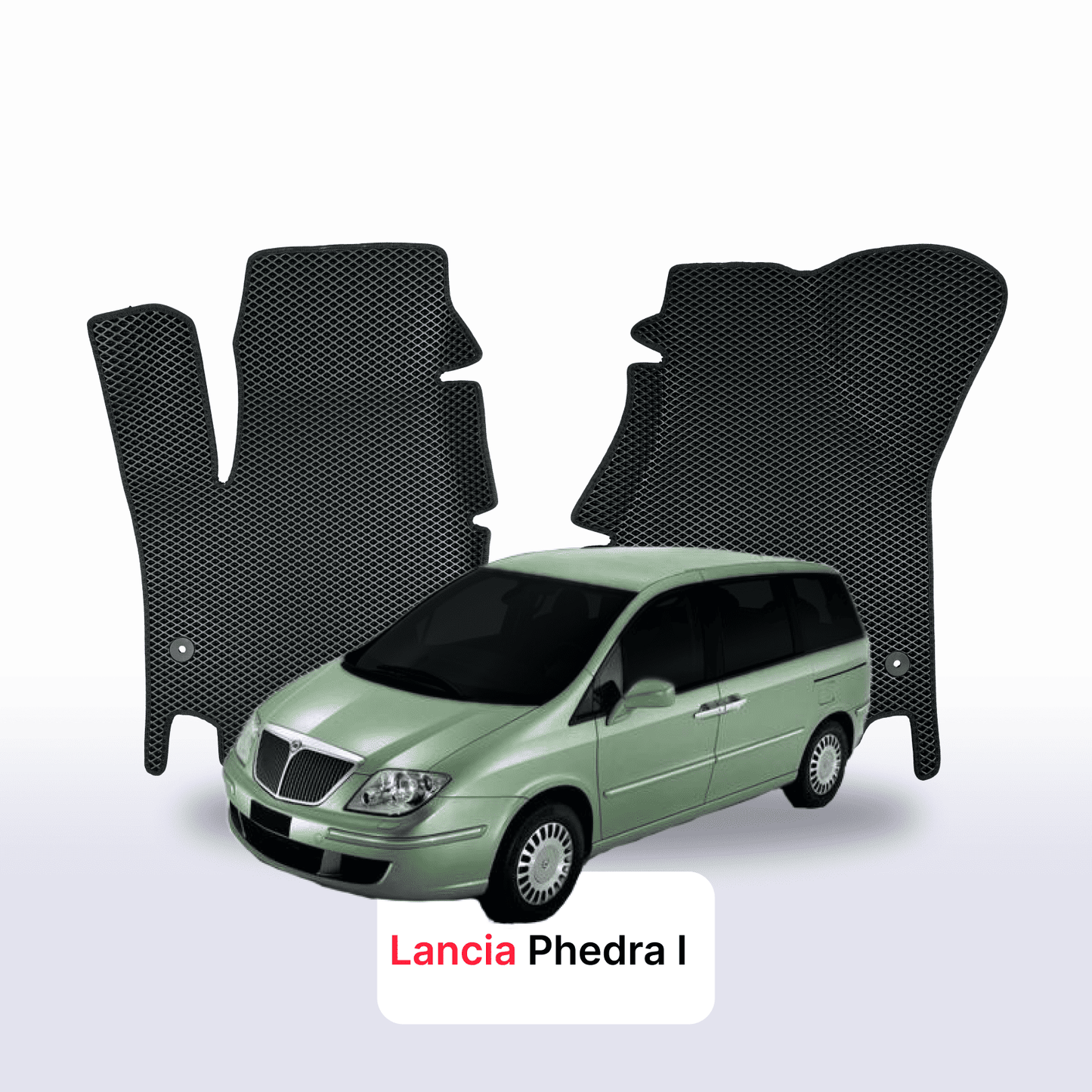 Autokoberce EVA pro Lancia Phedra 1 gen 2002-2010 r. MINIVAN