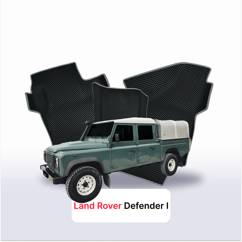 Autokoberce EVA pro Land Rover Defender 1 gen 1983-2016 r. PICK-UP  dvojkabina