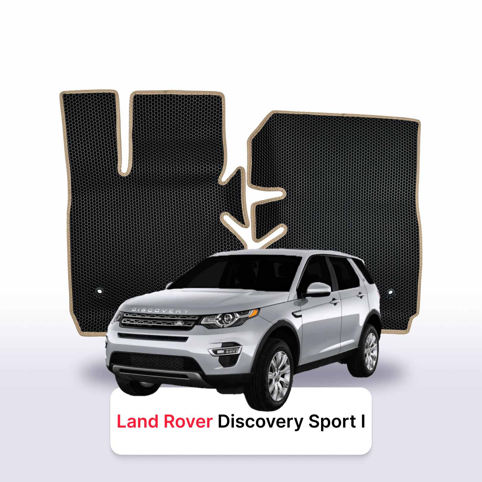 Autokoberce EVA pro Land Rover Discovery Sport pre-facelift 1 gen 2014-2025 r. SUV 5 dveří