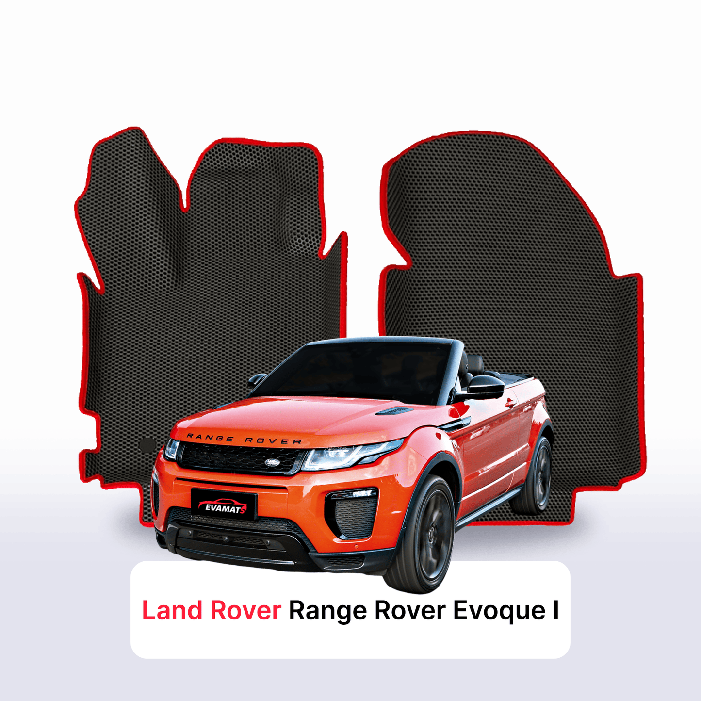 Autokoberce EVA pro Land Rover Range Rover Evoque 1 gen 2015-2018 r. SUV KABRIOLET 3 dveře